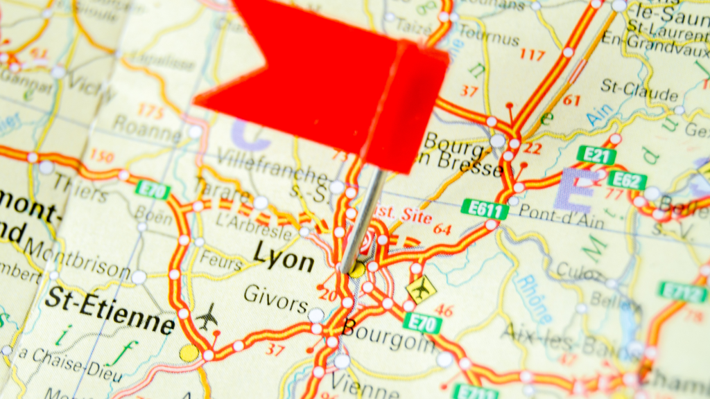 Carte de Lyon
